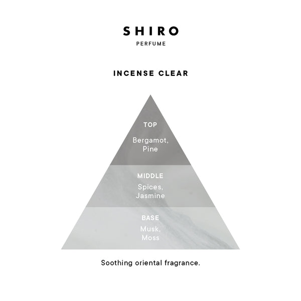 INCENSE CLEAR EAU DE PARFUM – SHIRO US Online Store