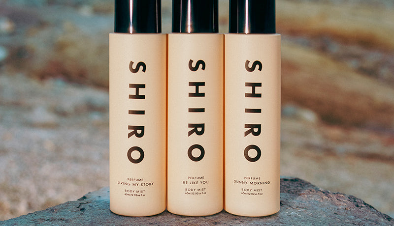 Introducing 30 items from SHIRO PERFUME series, including Body