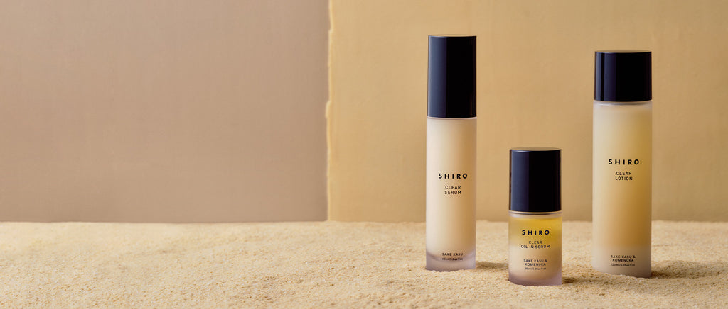 SHIRO's signature Sake Kasu skincare are renewed. Debut of the