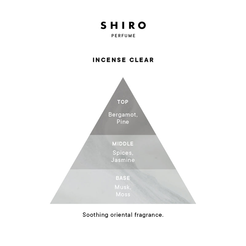 INCENSE CLEAR EAU DE PARFUM – SHIRO US Online Store