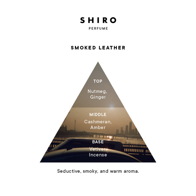 SMOKED LEATHER EAU DE PARFUM (100mL/50mL) – SHIRO US Online Store